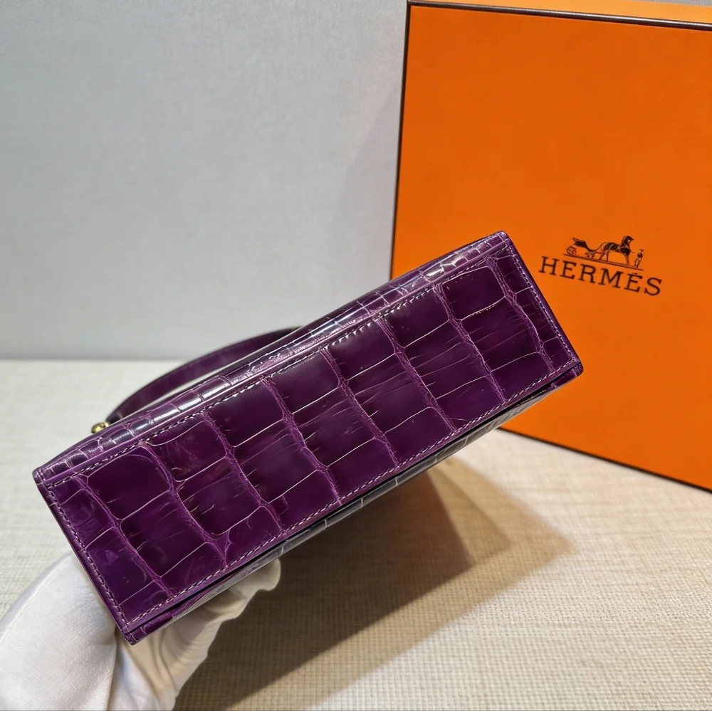 Hermès Kelly Pochette in Shiny Niloticus - Picture 3 of 6